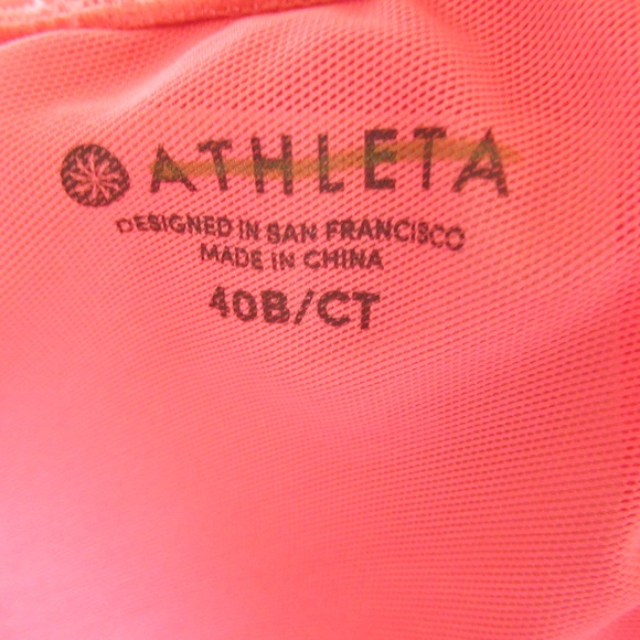 SOLD Athleta Bra Cup Wrap Tankini Top Underwire - Picture 8 of 8